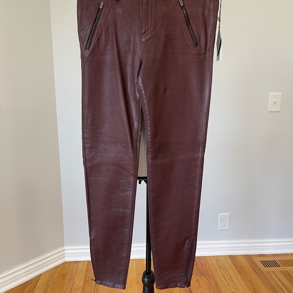 Habitual Coated Denim size 31 New Amalia Hi Rise Zippered skinny jeans concert - Picture 12 of 15